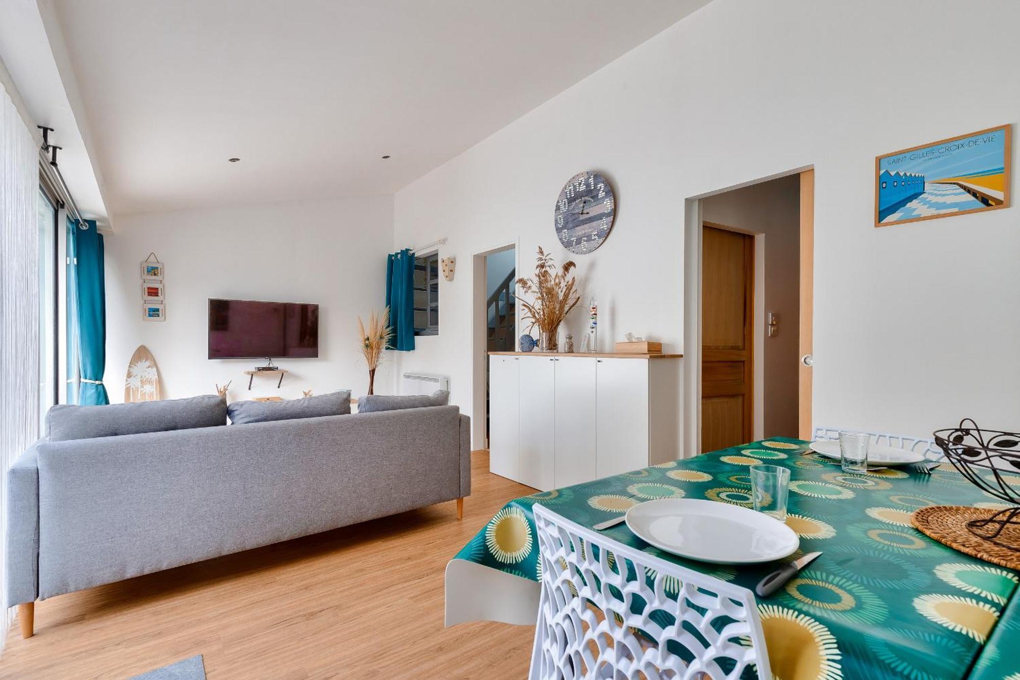 Entre Coeur De Ville Et Plage, Maison Pour 8 Saint Gilles Croix de vie Eksteriør billede