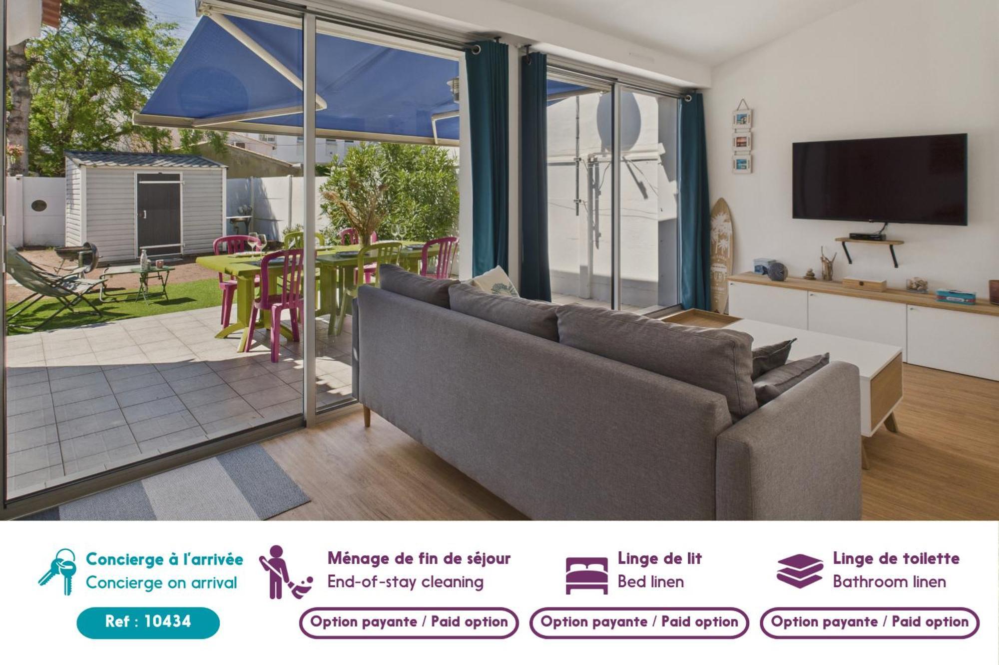 Entre Coeur De Ville Et Plage, Maison Pour 8 Saint Gilles Croix de vie Eksteriør billede